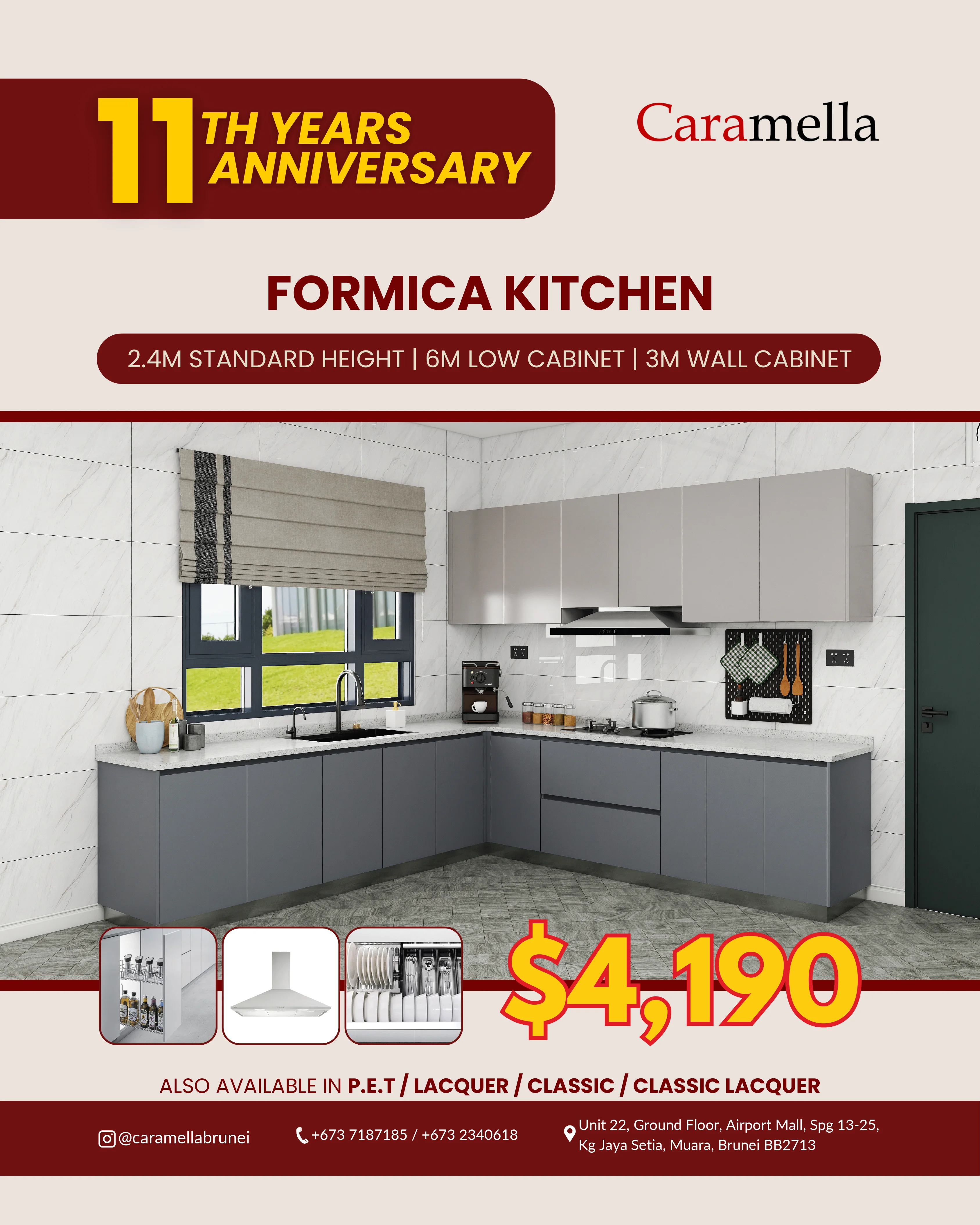 Formica Kitchen - $4,190